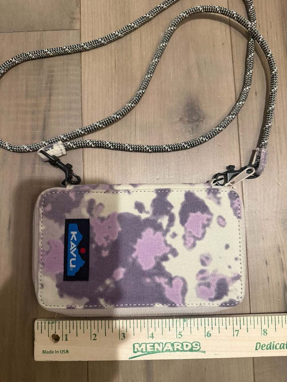 KAVU Go Time Crossbody Wallet Orchid Tie Dye - Picture 2 of 4